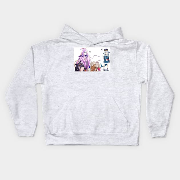 αlphα omegα Kids Hoodie by harayamanawari